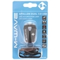 Фонарь на перо/велошлем M-WAVE Apollon Dual 3.8 USB + зад фонарь - 5