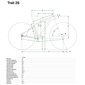 Велосипед МТБ Cannondale TRAIL 26' Kids Mountainbike 2025 - 1