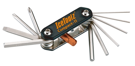 IceToolz Набор инструментов ключ складной Compact-11 многофункциональный