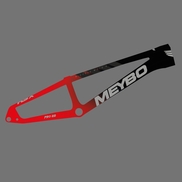 Рама BMX-Race Meybo HSX Carbon 2024 Black/Red/Silver/Grey