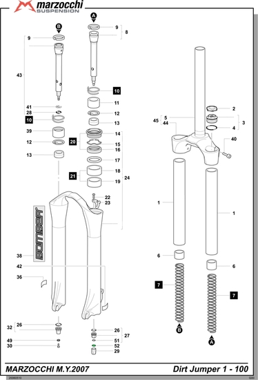 Service Kit Marzocchi - Сальник D12мм х 1,00мм