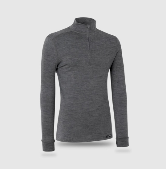 Термобелье GripGrab Merino Bamboo Half Zip Long Sleeve Base Layer