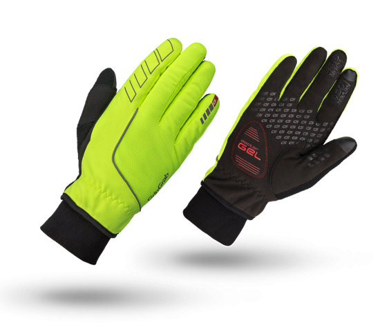 Перчатки зимние GripGrab Windster Gloves Hi-vis