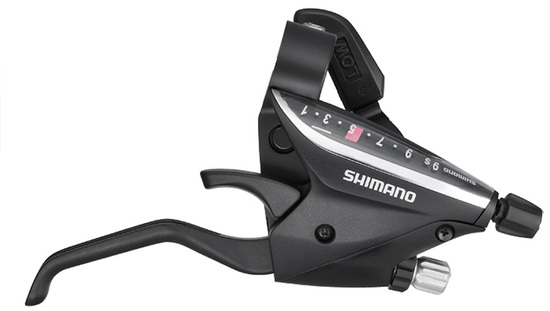 Манетка/тормозная ручка Shimano Tourney EF65 9ск, без упак.