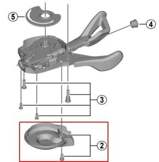 Shimano Накладки для манеток SL-M7000-11R