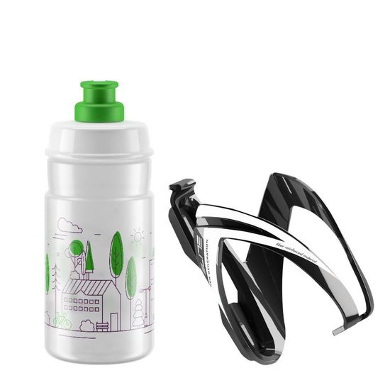 Флягодержатель Elite KIT CEO + фляга JET 350 ml