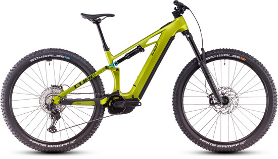 Электровелосипед Cube Stereo Hybrid ONE44 HPC Race 800 flashlime´n´blue