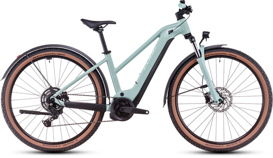 Электровелосипед Cube Reaction Hybrid Performance 500 Lady Allroad skylightblue´n´white