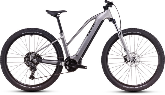 Электровелосипед Cube Reaction Hybrid ONE 800 Lady silver´n´black