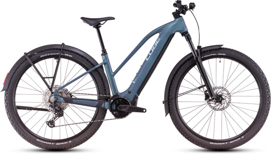 Электровелосипед Cube Reaction Hybrid Pro 800 Lady Allroad smaragdgrey´n´prism