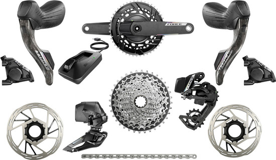 Групсет SRAM Force E1 Powermeter Carbon AXS 12-speed Groupset