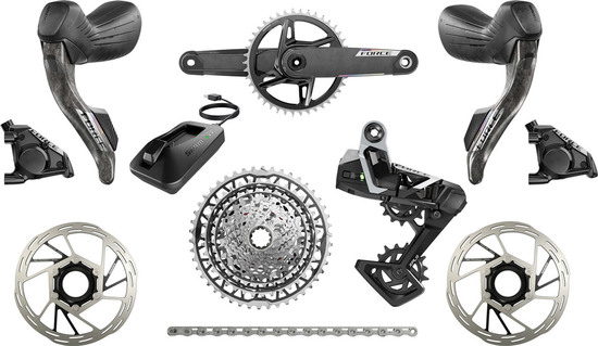 Группсет SRAM Force E1 XPLR Carbon AXS 13-speed Groupset