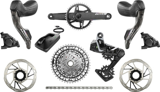 Группсет SRAM Force E1 XPLR Powermeter Carbon AXS 13-speed Groupset