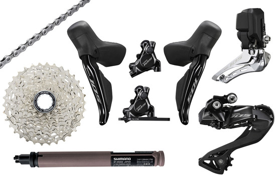Группсет Shimano 105 Di2 R7100 2x12-speed Upgrade Kit