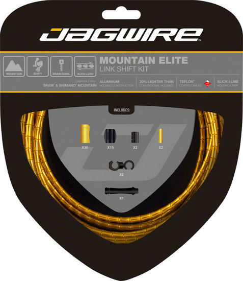 Набор рубашек и тросиков переключения Jagwire Road Elite Link Shift
